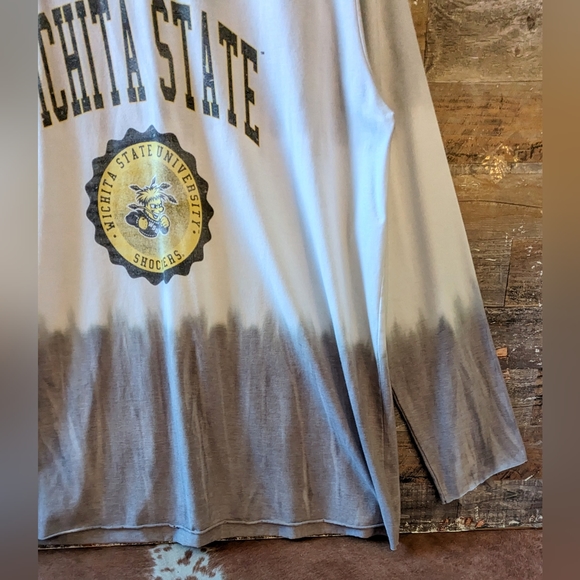 Wichita State (WSU) Tie Dye Gray Tunic - Picture 6 of 13